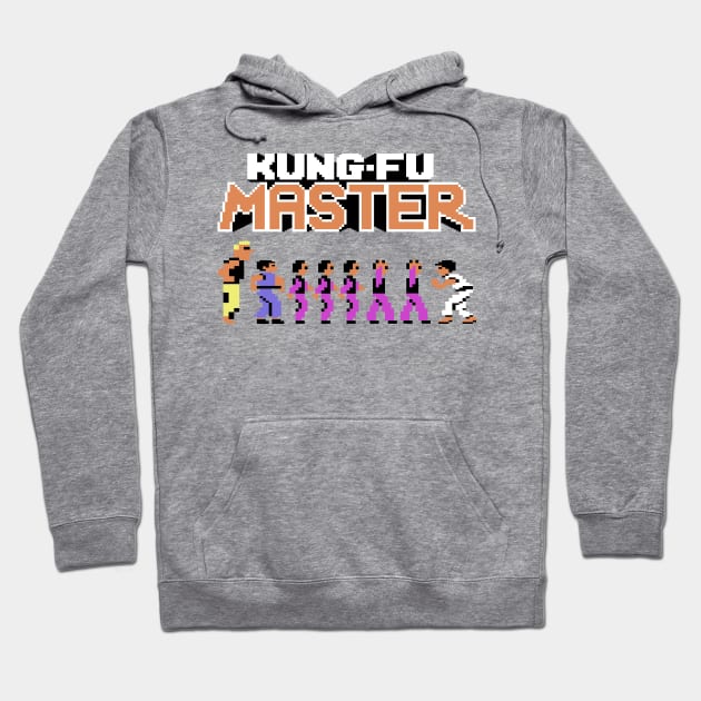 Kung Fu Master Hoodie by Retro8Bit Fashion Store